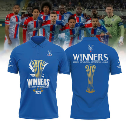Crystal Palace 2025-26 UEFA Conference League Winners POLO