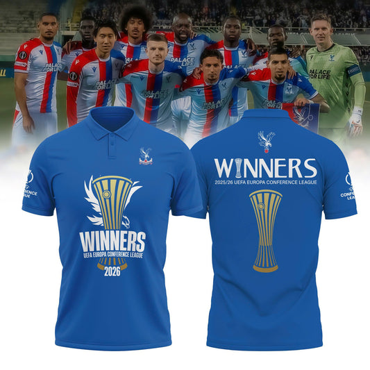 Crystal Palace 2025-26 UEFA Conference League Winners POLO