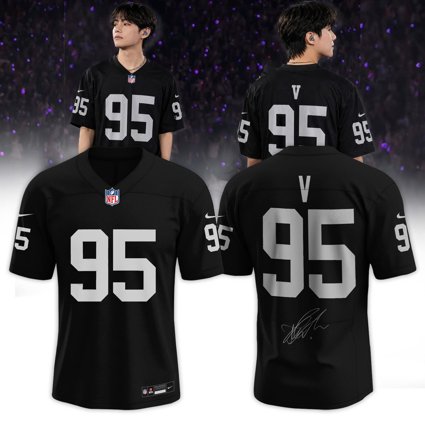 Las Vegas Raiders x V 95 Limited Edition Jersey