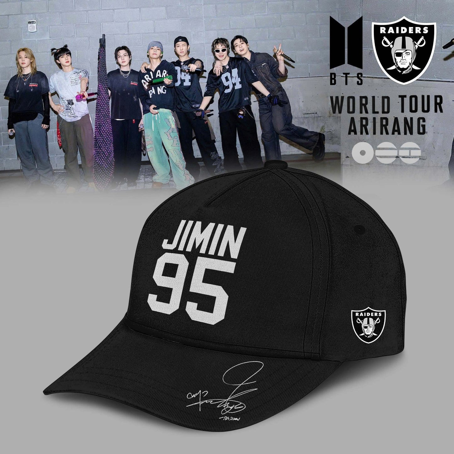 Las Vegas Raiders x JIMIN 95 Limited Edition Jersey