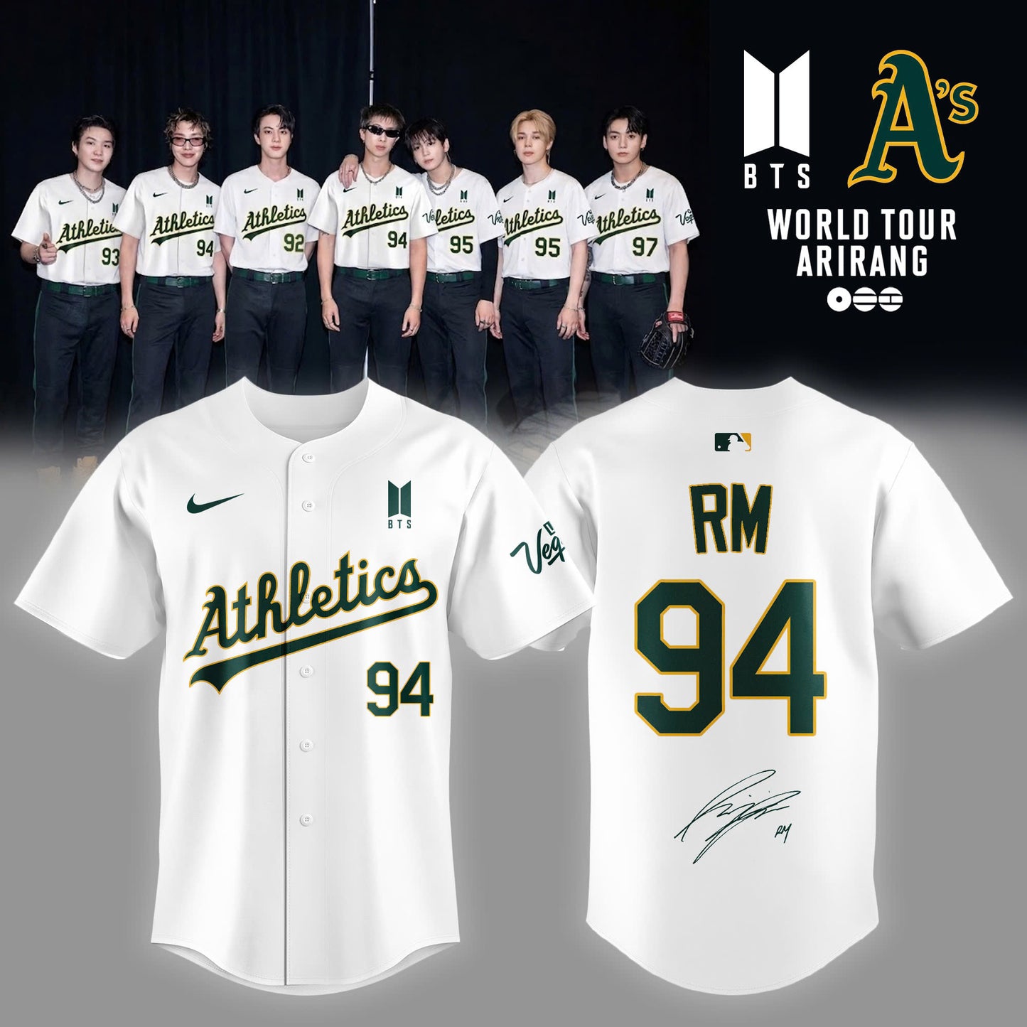 Oakland Athletics x RM 94 Las Vegas 2026 Limited Edition Jersey