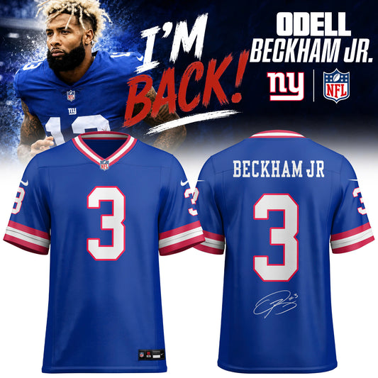 New York Giants Odell Beckham Jr. 3 Limited Edition Jersey