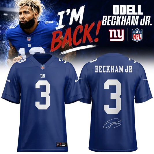 New York Giants Odell Beckham Jr. 3 Limited Edition Jersey